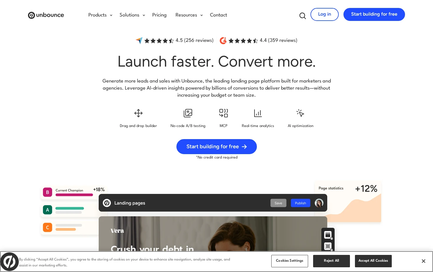Unbounce 页面快照